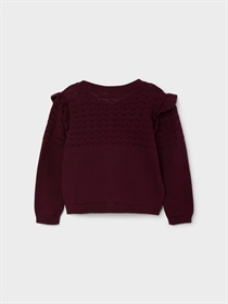 NAME IT Flæse Cardigan Oda Fig